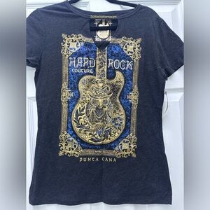 Hard Rock Couture Graphic T-Shirt Medium